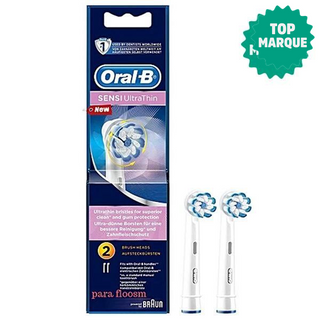 Oral-B Recharge Brosse À Dents Électrique Sensitive 2 unités