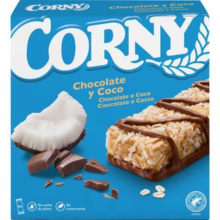 Barres Chocolate Coco Corny 6X25g