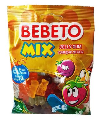 Bebeto Tutti Frutti Flavoured Bubble Gum With Tatoo 40G