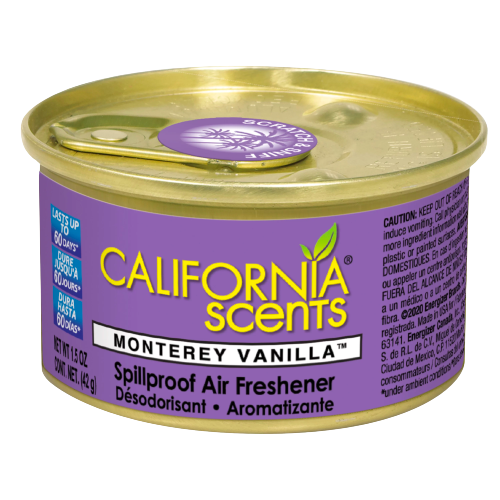 California Scents Monterey Vanilla Mini Air Freshener 2X3Ml