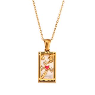 Collier Talisman Tarot THE LOVES CGTC001
