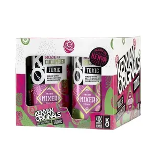 4 Pack KO Rose & Cucumber can 200ml