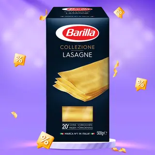 Offre PATES LASAGN SEMOLA 500G BARIL - 100102071