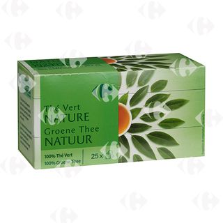 Thé Vert Nature Aromatisé En CItron Vert X25 Sachets