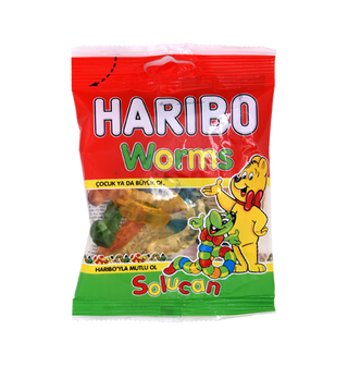 Bonbon gélifié Worms vers HARIBO 80g  - 689