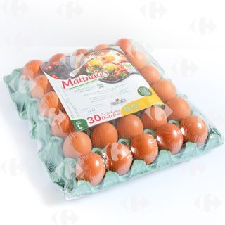 Œufs Gros Calibre Matinales 30 unités.