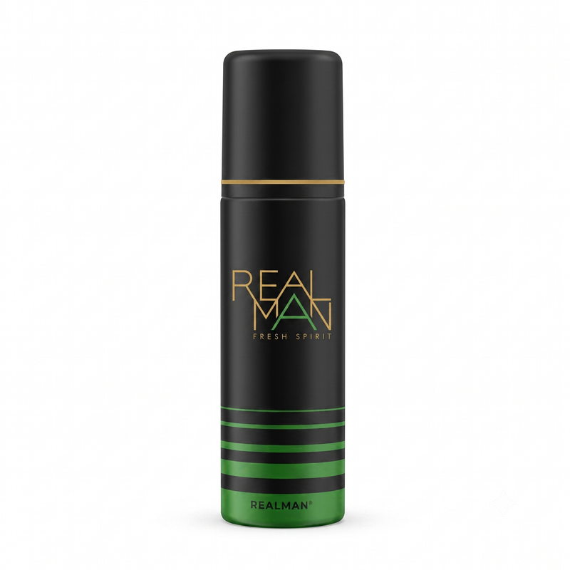 Real Man Fresh Spirit Deodorant Body Spray, 150Ml
