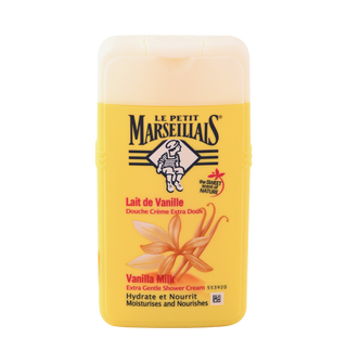 Gel douche pour femme Lait - vanille LE PETIT MARSEILLAIS 250ml  - 526