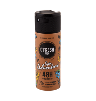 Déodorant homme Epic adventure C'FRESH 150ML - 272