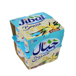 Yaourt brassé vanille 8x110g - JIBAL