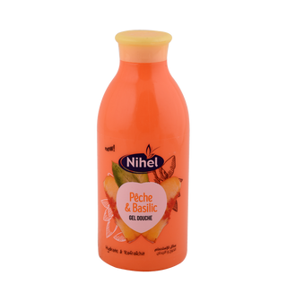 Gel douche pour femme Pêche-Basilic NIHEL 500ML  - 644