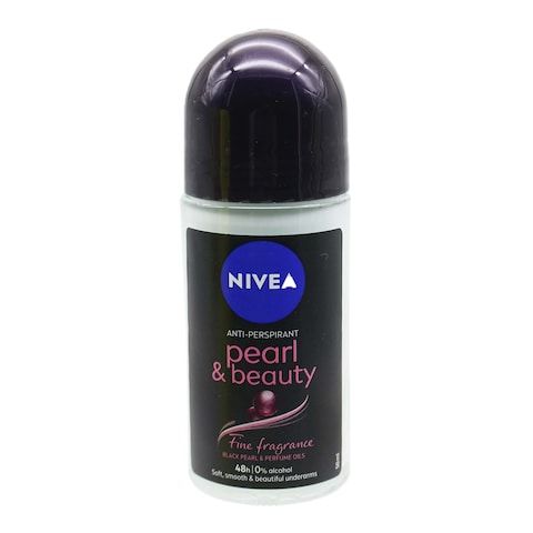 Pearl  Beauty Black Antiperspirant Roll On For Women, 48H  50ml