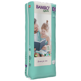 BAMBO NATURE COUCHES BEBE TAILLE 6 +16KG BOITE DE 40