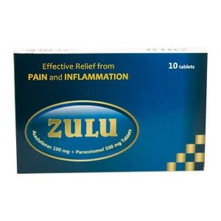 ZULU Pain Relief Tablets, 10 Count