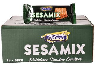 Manji Sesamix Biscuits 36pktsx20gms