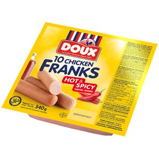 Saucisse Poulet 34Gx10 Epice Doux