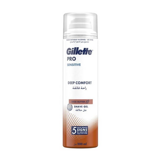 Gel à Raser Pro Sensitive Deep Comfort à l'Eucalyptus Gillette 200ml