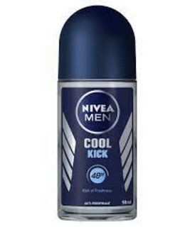 Nivea Cool Kick Anti-Perspirant Roll-On For Men, 48H - 50Ml