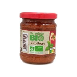 Sauce Bio Pesto Rosso Carrefour Bio 185g
