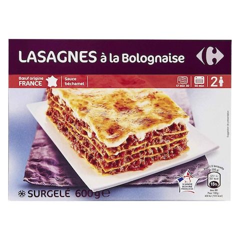 Carrefour Bolognese Lasagna 600G
