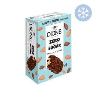 Dione Glace Bâtonnets Sans Sucre Classic Almond  Pack 4x90ml