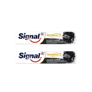 2 dentifrices Intégral charbon x75ml -75% sur le 2ème - SIGNAL