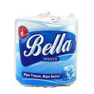 Bella White Toilet Paper 2 Ply 4 Rolls