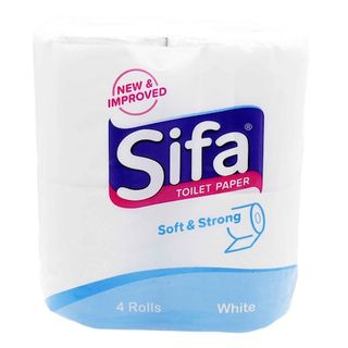 Sifa Toilet Roll White X4