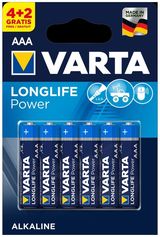 Varta longlife aaa bli 6(4+2)