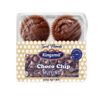 Kingsmil Sweet Moments Choc Chip Muffins 4's 200g
