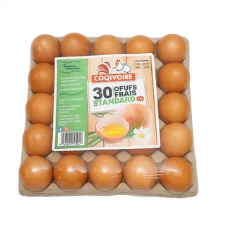Coqivoire Plateau d' Œufs 30 X 50G