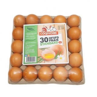 Coqivoire Plateau d' Œufs  30 X 50G