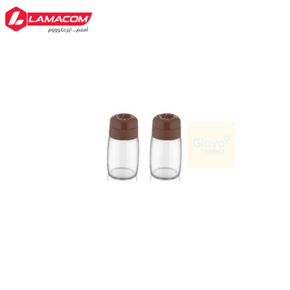 Lamacom Pots Épices Sel Poivre Petit Modèle Kit de 2 - Salière Poivrière - Rangement Cuisine - Contenants Hermétiques