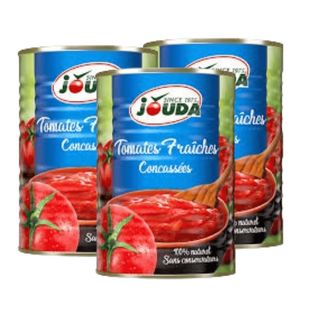 Tomates fraîches concassées