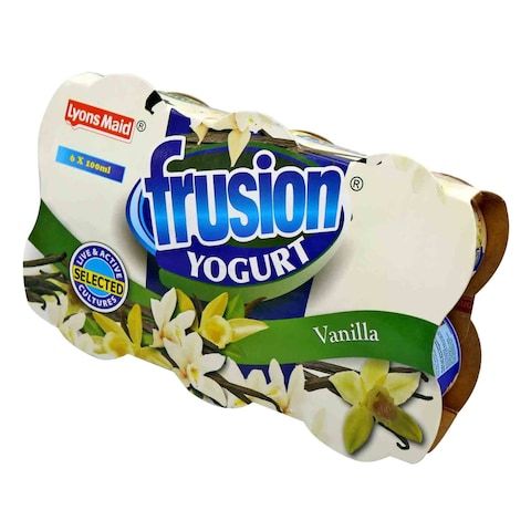 Frusion Value Pack Vanilla Yoghurt 6*100ml