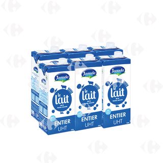 Pack Lait UHT Entier Jaouda 1L 6 unités