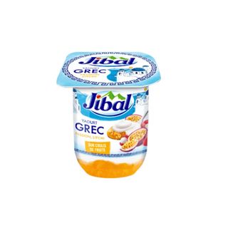Yaourt Grec Coulis Passion Litchi Jibal 110g