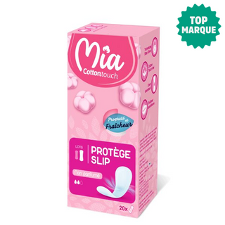 Mia Protège Slip Large Non Parfumé 20 Unités