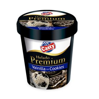 Pot de Glace Vanille avec Cookies Casty 500ml