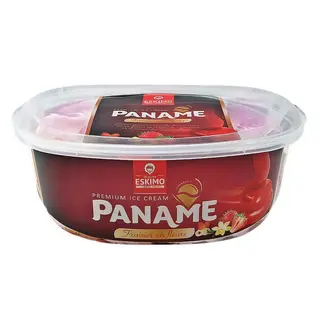 Barquette Glace 900Ml Paname Fraisier En Fleur