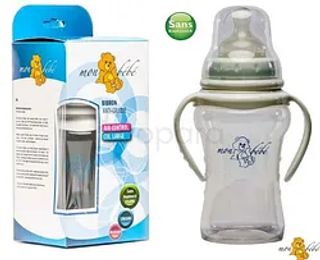 MON BEBE BIBERON ANTI-COLIQUE AVEC POIGNEE 270ML REFERENCE MBB-03