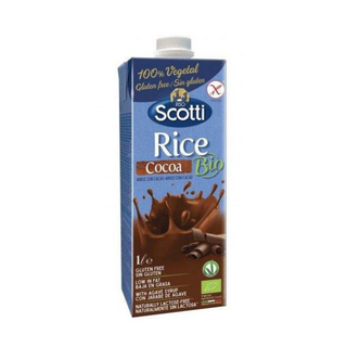 Boisson végétale de riz avec cacao sans gluten 1L - SCOTTI