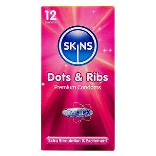 Skins Dots and Ribs Condomss (12 pieces)