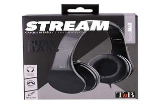 Casque filaire STREAM jack 3,5mm noir