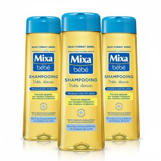 Offre Mixa 2+1 Gratuit : Shampoing Bébé Démêlant Très Doux 300ml