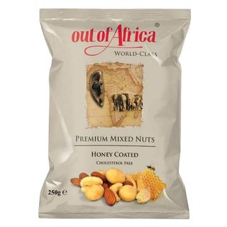 Out Of Africa Honey Coated Macadamia Nuts 50G