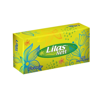 Distributeur De Mouchoirs Fleurie Lilas 100Pièces