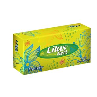 Distributeur De Mouchoirs Fleurie Lilas 100Pièces