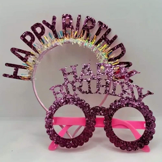 Lunette anniversaire + bandeau Rose