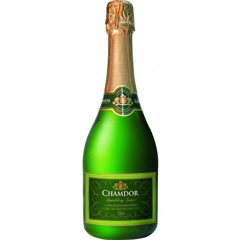 Chamdor Non-Alcoholic Sparkling White Grape Juice 750Ml
